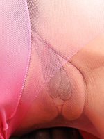 Monca having fun her wet fuck hole through her pantyhose