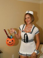 Sexy MILF in Sailor Costume