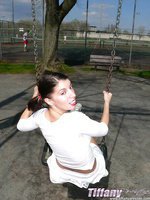Swinging in the park