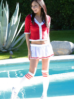 Naughty Catie Minx goes back to school as a sorority sweetheart on the prowl