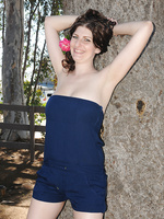 34 year old brunette MILF Sabrina Deep enjoying the great outdoors