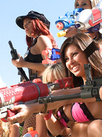 Exclusive Actiongirls Water Fight Photos