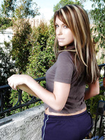 Holy hell this is one smokin nubile courtney is outside topless ready to play