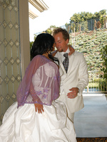 On their wedding night, interracial couple Ryan and Priya Rai consummate their marriage