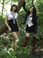 Carole Hunt, Jen Bailey and Samantha Bentley outdoor pictures