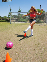 Always the giver, Ryan offers to help Carter Cruise with her soccer skills, he quickly shows her that he's very talented at fucking, and gives her a dose of a different sport.