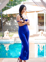 Sexy Blue Dress.. featuring Malena