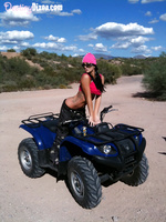 I finally got to play in the dessert after getting settled in. We rented some quads and had a blast riding and other naughtiness! Check out these candid behind the scenes.
