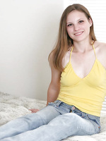Ooh look at all the sexy we found petite hottie jules has a cute smile and sweet small boobies that need attention