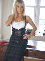 Sexy blonde Headmistress Mackenzie pictures